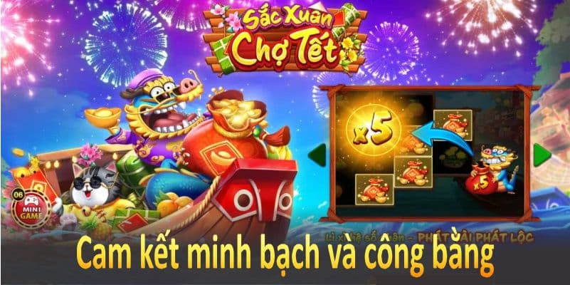 Sắc Xuân Chợ Tết lấy cảm hứng từ văn hóa Tết, cam kết minh bạch và công bằng